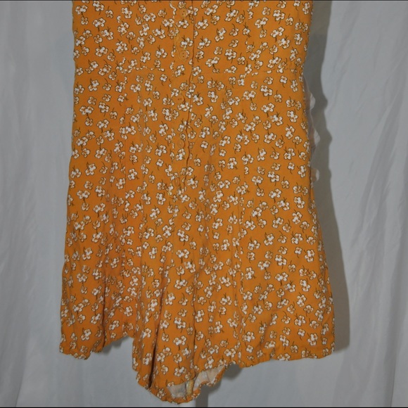 yellow floral button up jumper - Picture 3 of 3